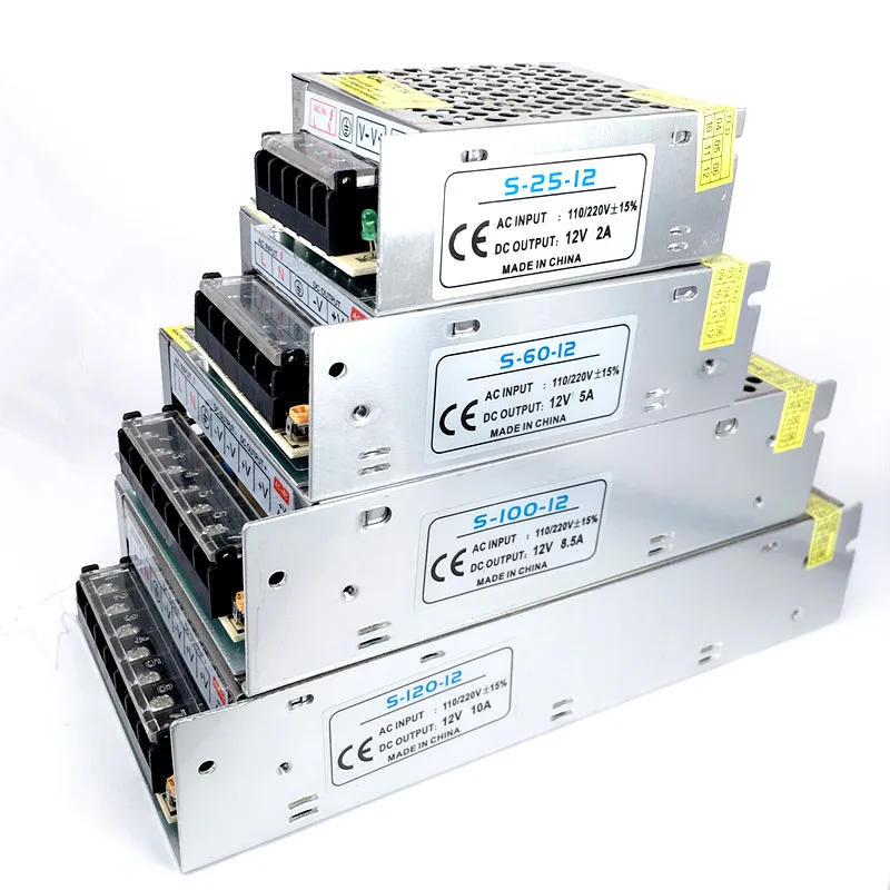 

Lighting Transformers DC 5V 12V 24V Switch Power Supply Adapter 5 12 24 V 1A 2A 3A 5A 6A 8A 10A 15A 20A 30A 40A 50A LED Strip