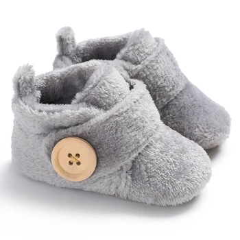 

Warm Baby First Walkers Lovely Boys Girls Toddler Shoes Baby Soft Winter Shoes Newborn Cotton Comfort Anti-slip Shoes Warm Socks