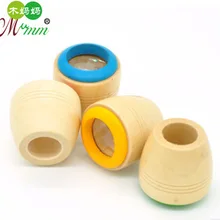 Деревянная качественная игрушка для мамы и детей, вращающаяся калейдоскоп, многоугольная призма, Детская развивающая игрушка