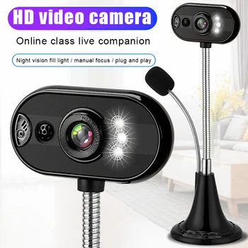 

USB HD Webcam Camera камера для сьемки видео with Mic Night Vision for Desktop Computer PC Laptop Home Office LHB99