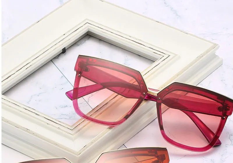 LeonLion Square Oversized Sunglasses Women Mirror Sunglasses Women/Men Luxury Glasses For Women Designer Oculos De Sol Feminino
