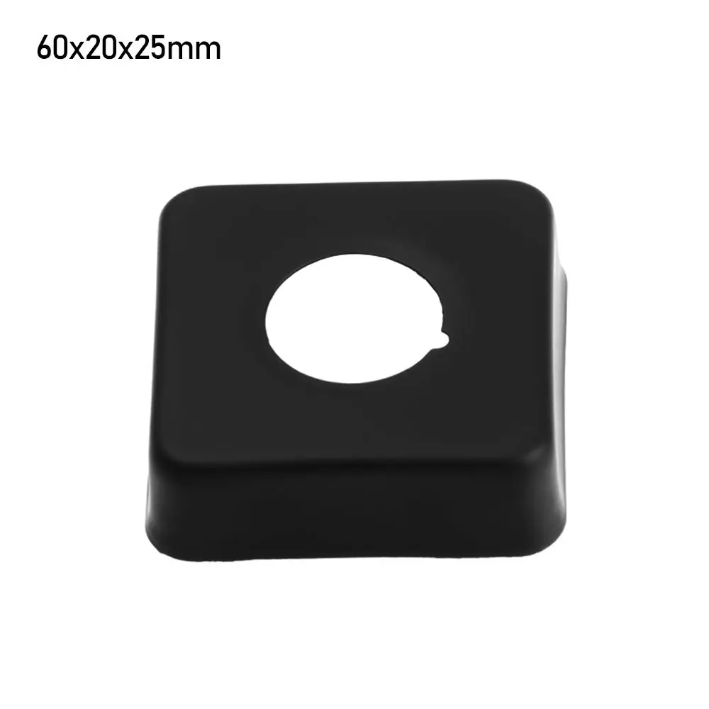 Sleek Black Stainless Steel Shower & Faucet Decorative Wall Covers