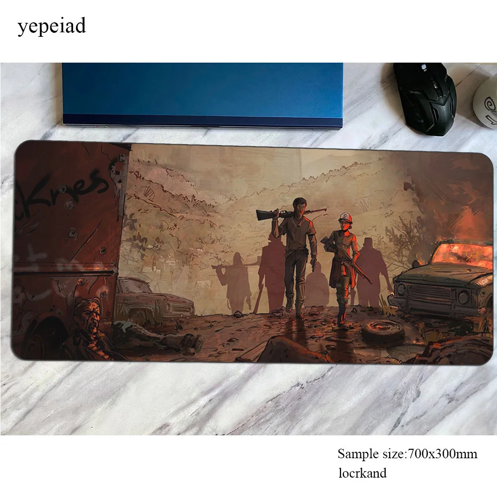 The Walking Dead Game Padmouse Accessorio Popolare Tappetino Per Mouse Gaming Enterprise Best Seller Tappetini In Gomma Tastiera Mouse Mat Gamer