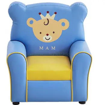 

Children's Sofa Boys Lovely Cartoon Leather Babies Small Sofa Kindergarten Reading Sofa Seat