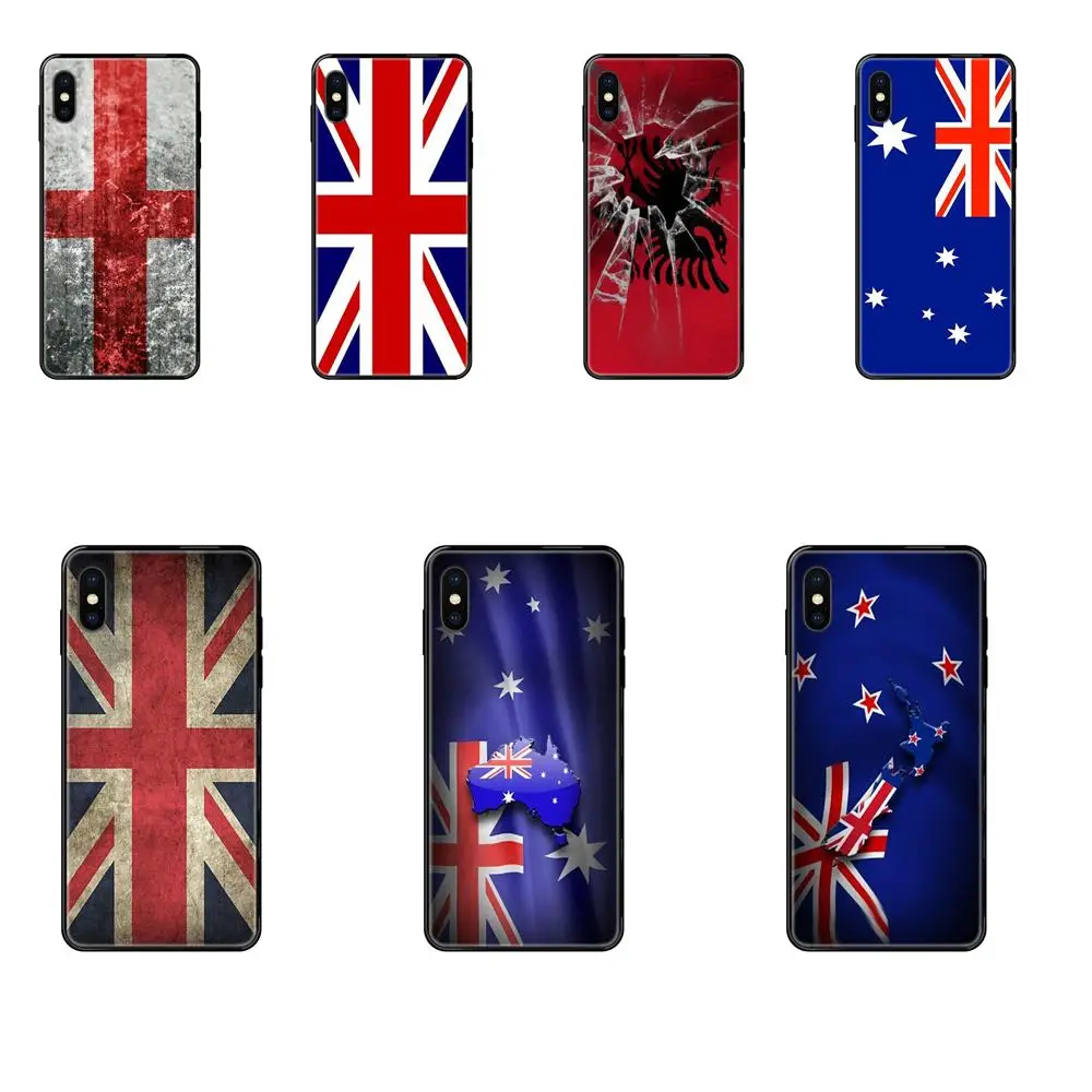 United Kingdom Australia New Zealand TPU Custom Design For iPhone 11 12 Pro 5 5S SE 5C 6 6S 7 8 X XR XS Plus Max | Мобильные
