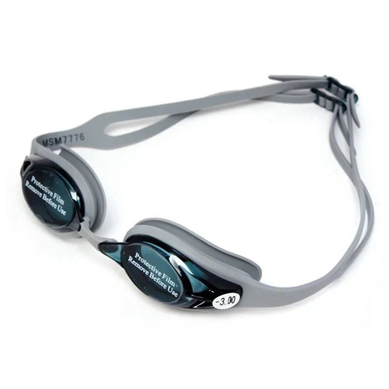 

Professional Silicone myopia -300 Swimming Goggles Anti-fog UV Swimming Glasses With Earplug for Men Sports Eyewear without box