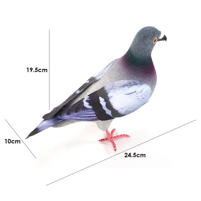 Оригинальность ручной работы имитация пены голубь модель инвариантная искусственная имитация птицы животное домашний орнамент широко используется