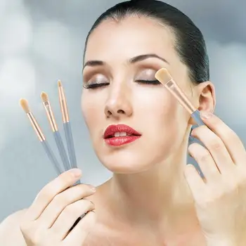 

10pcs/Set Delicate Design Makeup Brushes Wooden Affordable Easy Use Handle Beauty Cosmetic Pens for Face Eye Blush