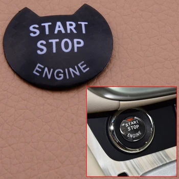 

Black Car Plastic Carbon Fiber Style Engine Start Stop Push Button Trim Cover Fit for Infiniti Q50 Q60 Nissan Teana
