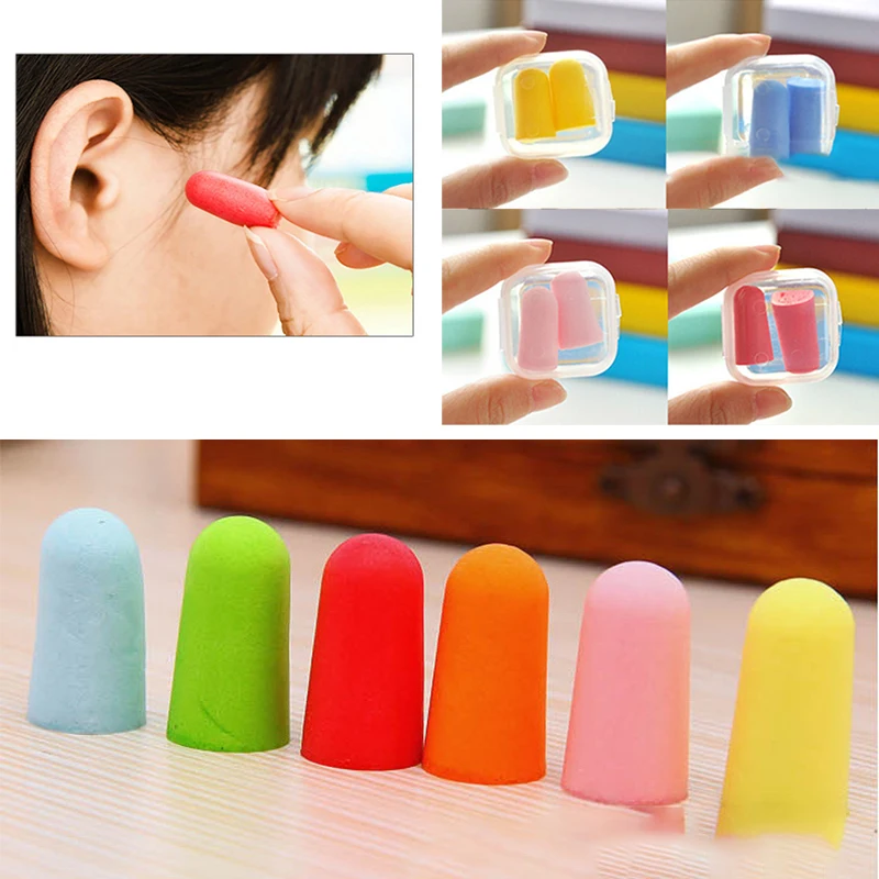

10/5/1 Pairs Soft Foam Anti-noise Earplugs Snore Sleep Learning Hunting Ear Protector Earmuffs Anti Sound Noise Protection Kids