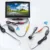 Car Rear View Camera Wireless Wiring Kit 2.4GHz DC 12V Vehicle Cameras Wireless Transmitter/Receiver Easy Installation 10