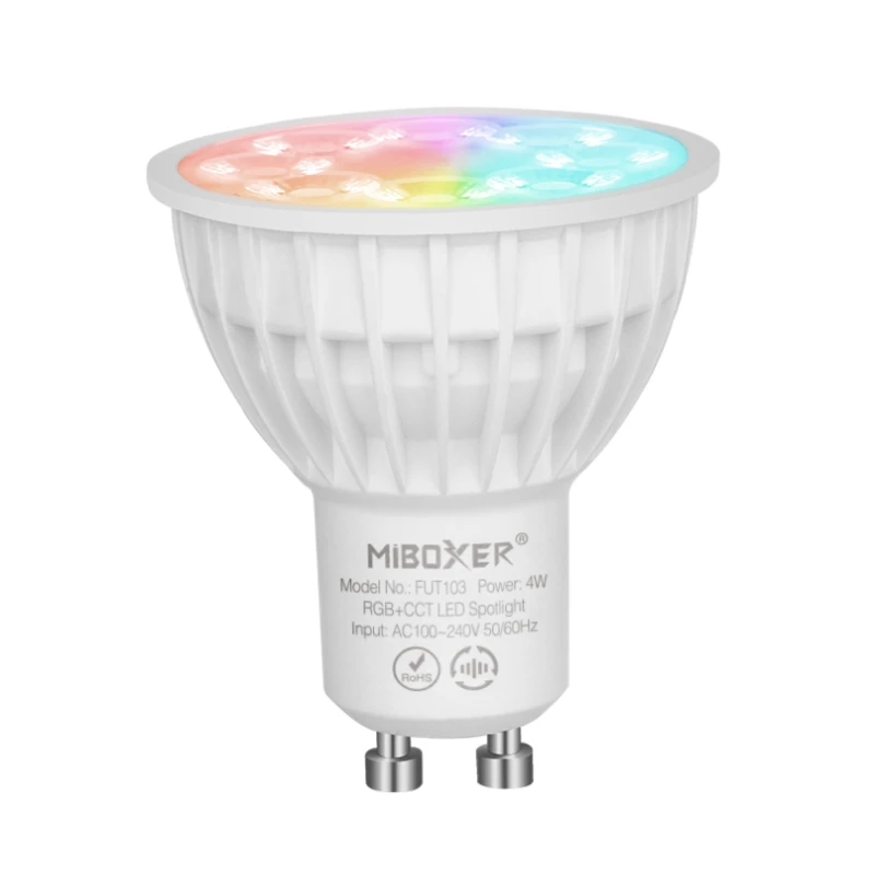 Светодиодная лампа Miboxer FUT103 GU10 FUT104 MR16 4 Вт RGB CCT Светодиодный точечный светильник с