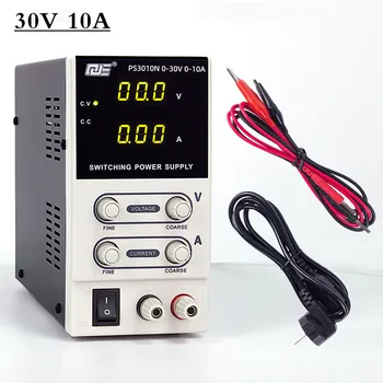 

30V 10A Mini Switching DC power supply laboratory 0.1V 0.01A Digital Display Adjustable Bench DC Power Supplies 100% New