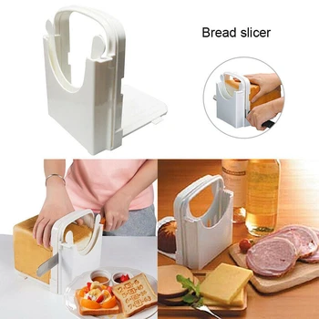 

Portable Bread Slicer Toast Cutter With Cutting Guide Sandwich Maker Slicing Machine Bread Cutter Loaf Toast Slicer Kitchen Tool