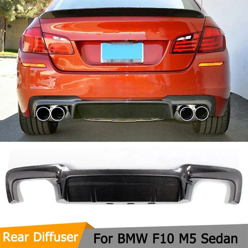 Автомобильный задний бампер диффузор губа для BMW 5 серии F10 M5 седан 2012 - 2017