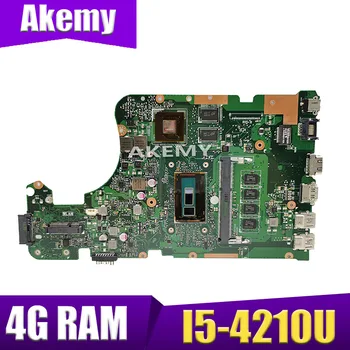 

XinKaidi X555LD Laptop motherboard for ASUS X555LD X555LP X555LA X555L X555 Test onboard mainboard 4G RAM I5-4210U GT820M