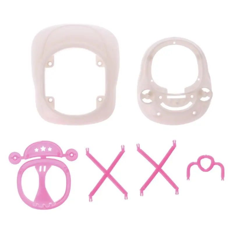 Pink for Stroller Assembly Baby Stroller Trolley Nursery Furniture Carts Toys for Doll Christmas dollhouse furniture