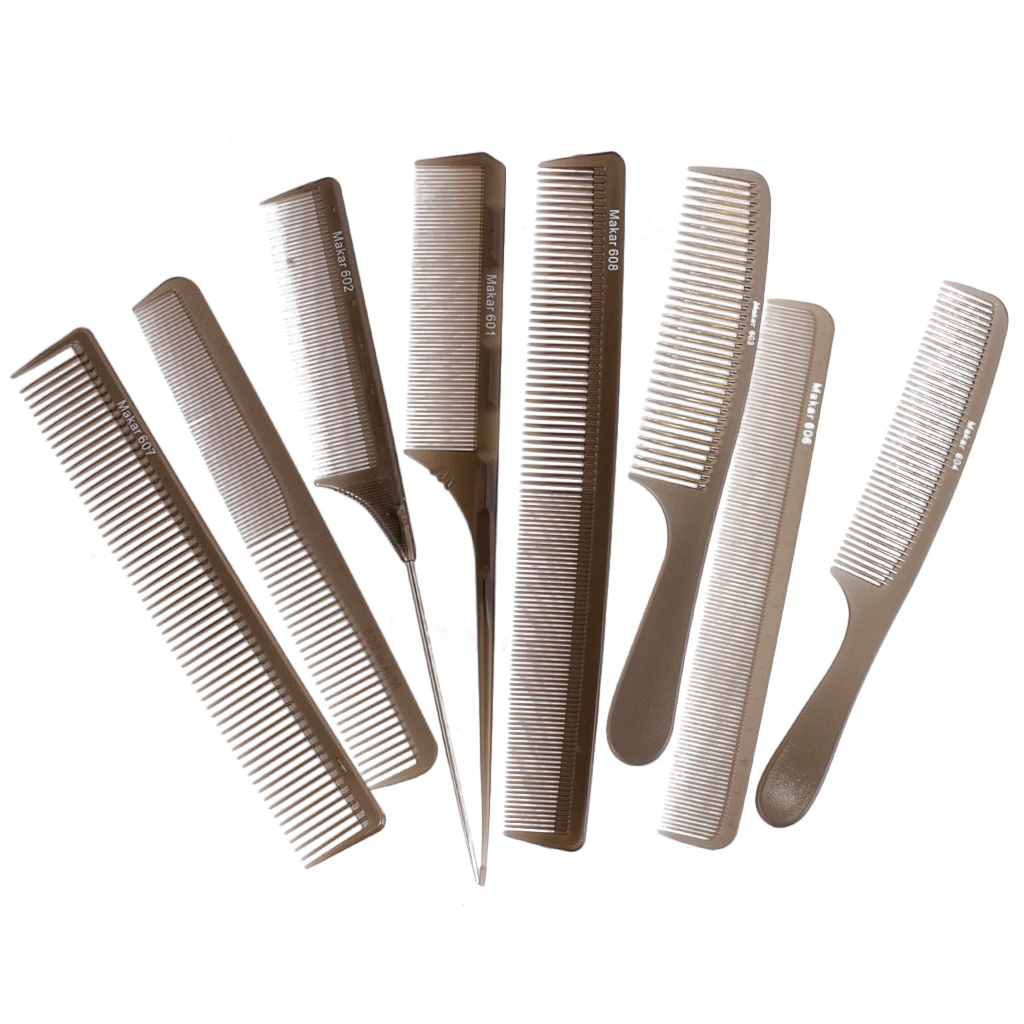 Pro Hair Styling Comb Set Hairdressing Combs Kit for Salon Saloon Barbers