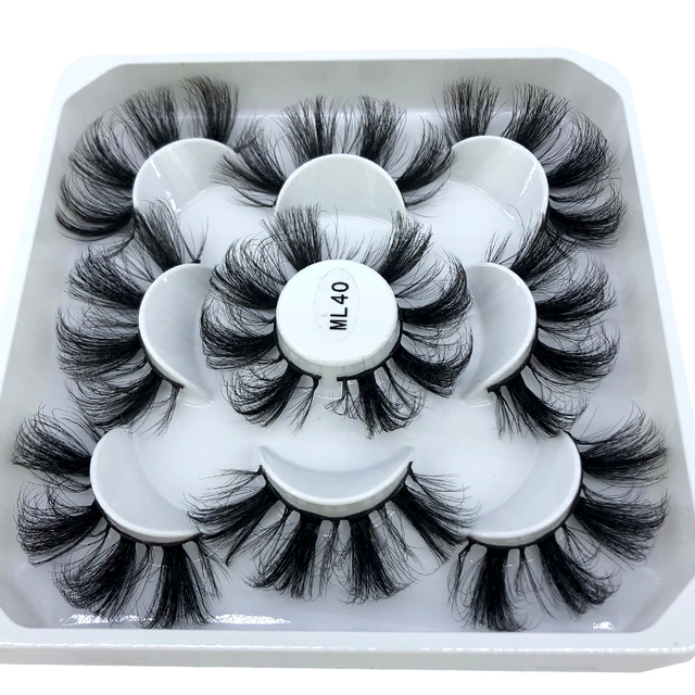 5 pairs natural false eyelashes fake lashes long makeup 3d mink eyelashes eyelash extension mink eyelashes for beauty