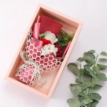 

Artificial Rose Flower Soap Flower Gift Box Soap Flower Gift Box 29*19*9cm Decorations Artificial Dried Flowers Rose Soap Decor
