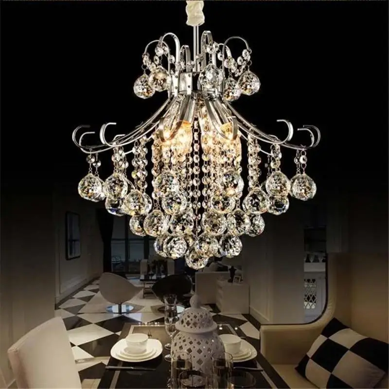 Moderna Cuisine Lustre E Pendente Para Sala De Jantar Deco Maison Suspension Crystal Light Loft Luminaire Suspendu Hanglamp | Лампы и