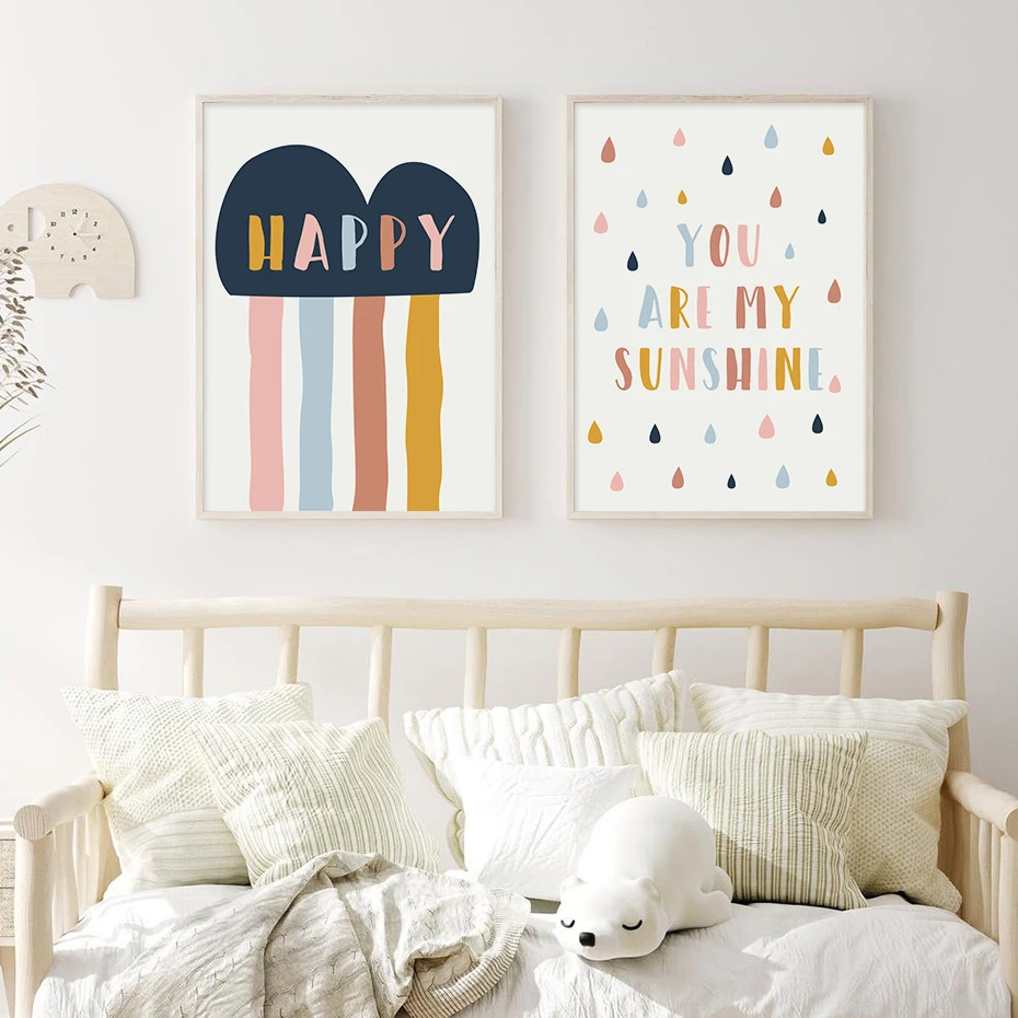 Printable Wall Art Nursery Quote Boho Nursery Decor Nursery Poster Kids ...