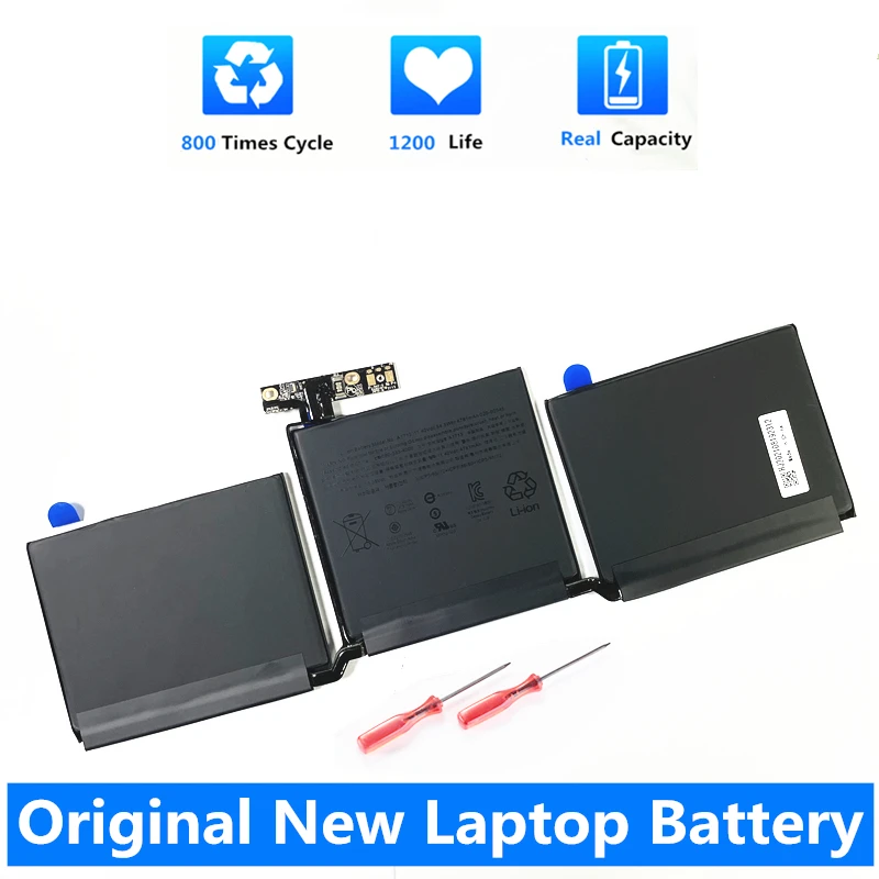 CSMHY Original 11.40V 54.5Wh A1713 Laptop Battery For Apple MacBook Pro 13" A1708 2016 2017 EMC 2978 3164 020-00946 With Tools |
