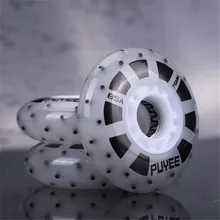 [72 мм 76 мм 80 мм светодиодный светильник] 85A fire stone светодиодный фонарик для роликовых коньков firestone колеса, красный и белый светильник