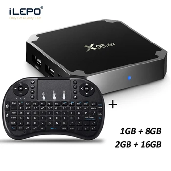 

iLEPO TV BOX Android 7.1 TV Box Amlogic S905W Quad Core 1GB 8GB 2GB 16GB 2.4GHz WiFi 100M LAN Smart Boxes