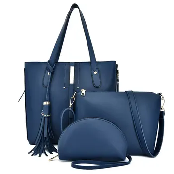 

Vintage Shoulder Handbags Bags Women Crossbody Bag Lady Woman PU Leather Composite Bag Wallet Bag Female Sac A Main