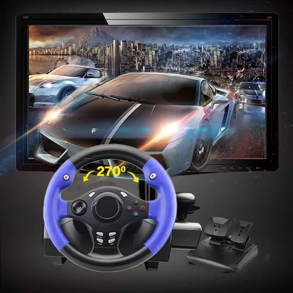 7 in 1 Rotate 270 degrees For PS4 PS3 PC XBOX-ONE XBOX-360 Switch Android Game Steering Wheel Comfortable Large Diameter