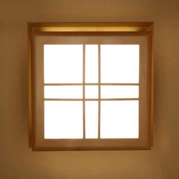 

Japanese style Delicate Crafts led Wooden Frame Ceiling Light led ceiling lights luminarias para sala dimming led ceiling lamp