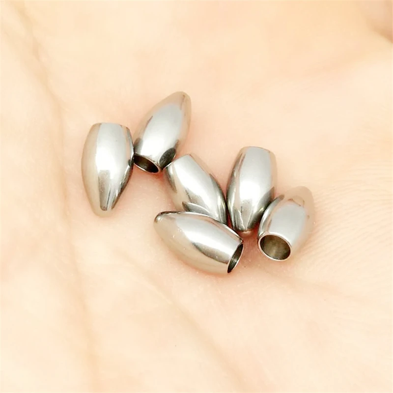

20pcs/lot Wholesale Stainless Steel Button Tail Chain End Caps For Jewelry DIY Making Chain Closing Caps Jewelry Finding