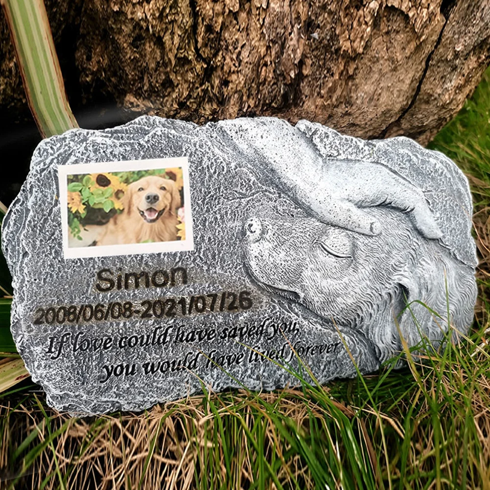 Customizable Tombstone For Dogs Doggie Memorial