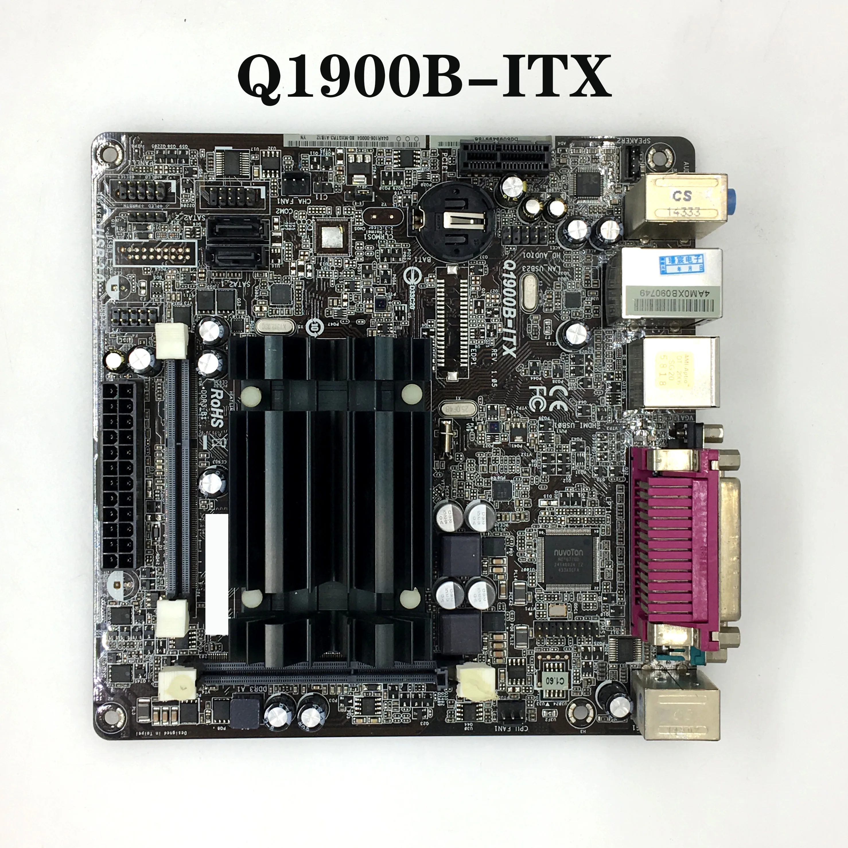 Предотправка тест для Q1900B-ITX Mini-ITX оригинальная используемая материнская плата |