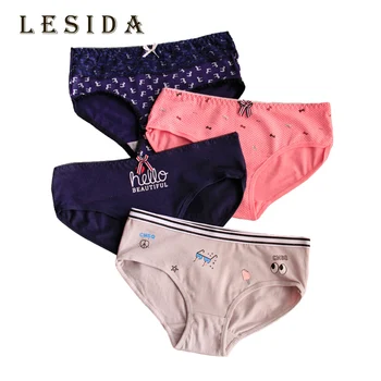 

2019New Fashion 4Pcs/Lot Girl Panties Cartoon Underwear Cotton Briefs Set Cute Lingerie Soft Comfortable Panty C807