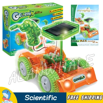 

Eco Generator Experiments Solar Cars Vehicles Alternative Energy Science Set Scientific Kits Boys Kids Model Building Toys