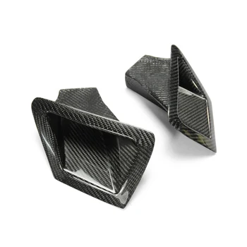 

Car-styling For Nissan 2009 On 370Z Z34 Carbon Fiber Front Bumper Duct Set Glossy Finish Air Intake Vent Fibre Drift Racing Kit
