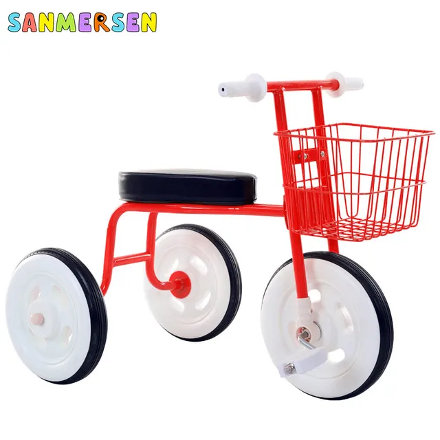 Simple Style Children Tricycle 2-6 Years Old Multi-purpose Male And Female Baby Bicycle Stroller Removable Infant Light Tricycle 1