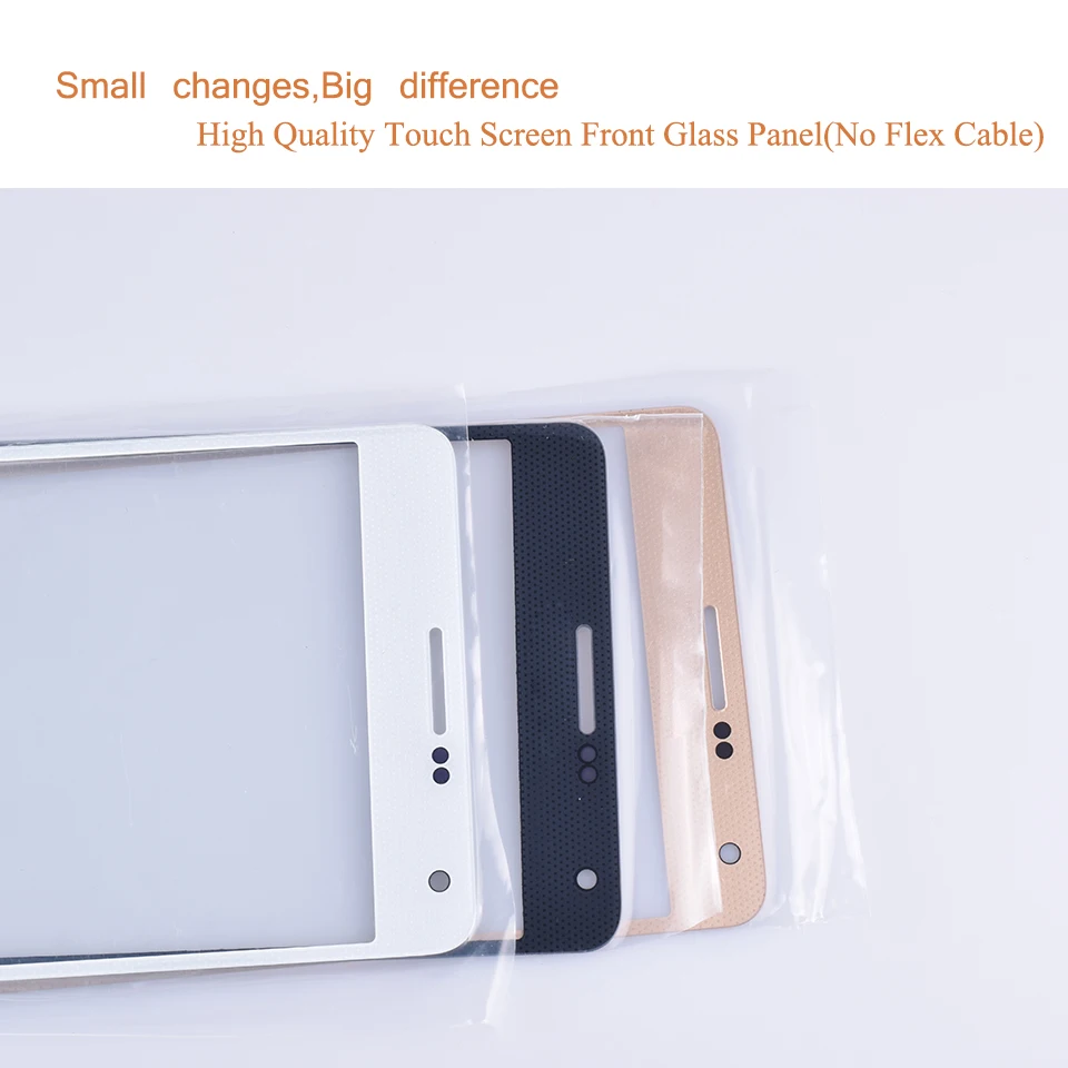 10Pcs/lot For Samsung Galaxy A7 A700 A700H A700F A700FD SM-A700F Touch Screen Front Glass Panel TouchScreen Outer Lens 5.5"