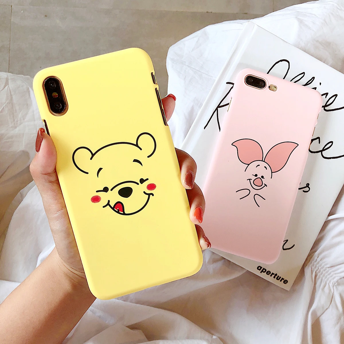 Модные чудесный милый медведь свиньи копилки узор чехол для iPhone 6 S 7 8plus X XR XS