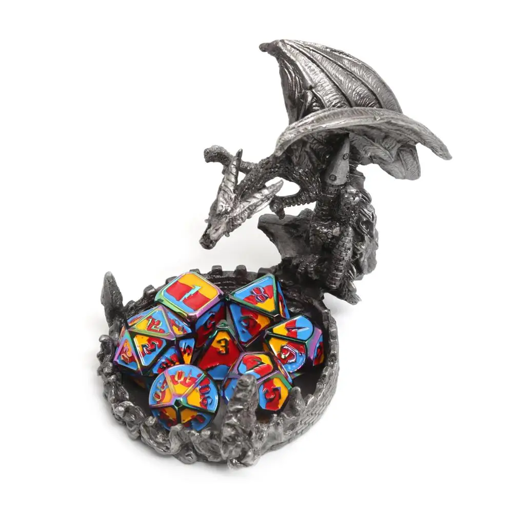 Chengshuo игральные кости dnd Металлический Набор для ролевых игр polyhedral d20 8 оптовая