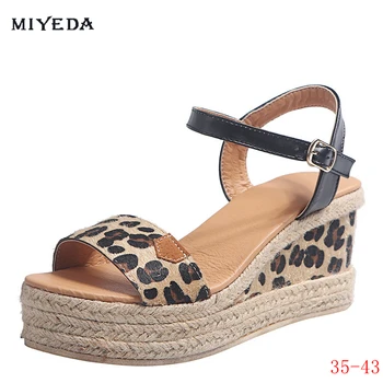 

Platform Women Sandals Fashion Zebra Print Good Design Fashion Summer Shoes Plus Size 35-43 Witn Popular In INS