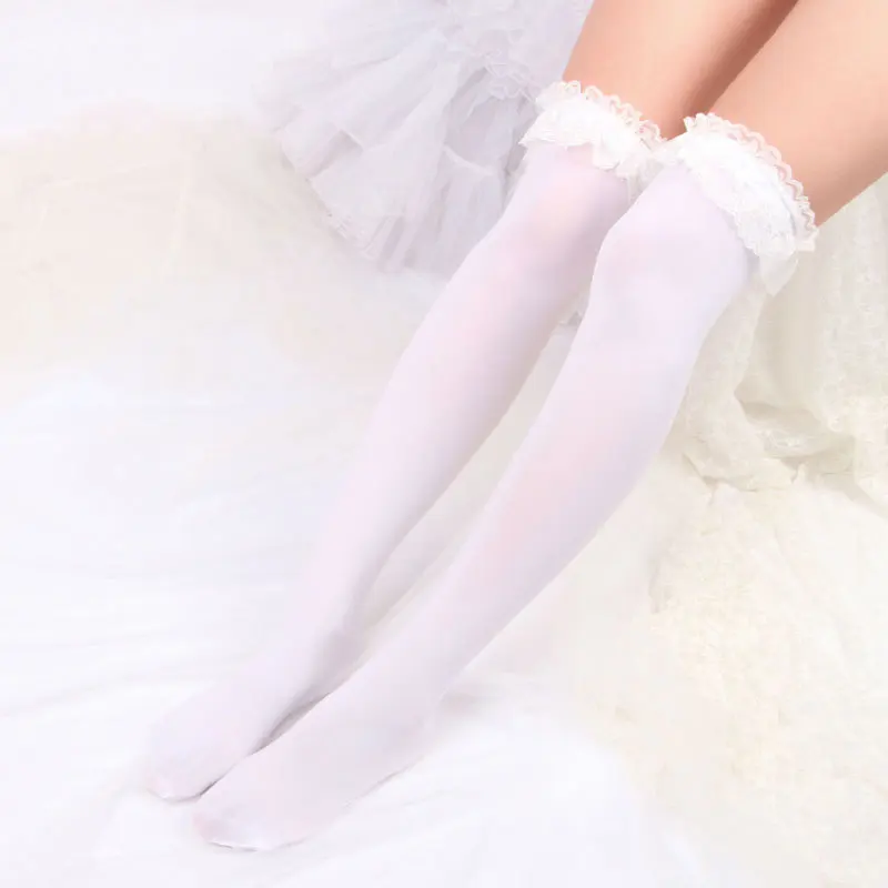 Cosplay&ware 1 Pair Lolita Socks Girls Japanese Style Pure Color Bow Lovely Cosplay Anime Stockings Sexy Leggings -Zentai shop online H867ec913dbf441c690369ee3b53066e16.jpg
