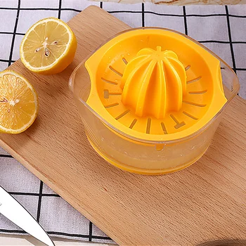 Manual Squeezer Press Mini Fruit Juicer Machine Plastic Orange Lemon Squeezers Citrus Lime Juice Maker Home
