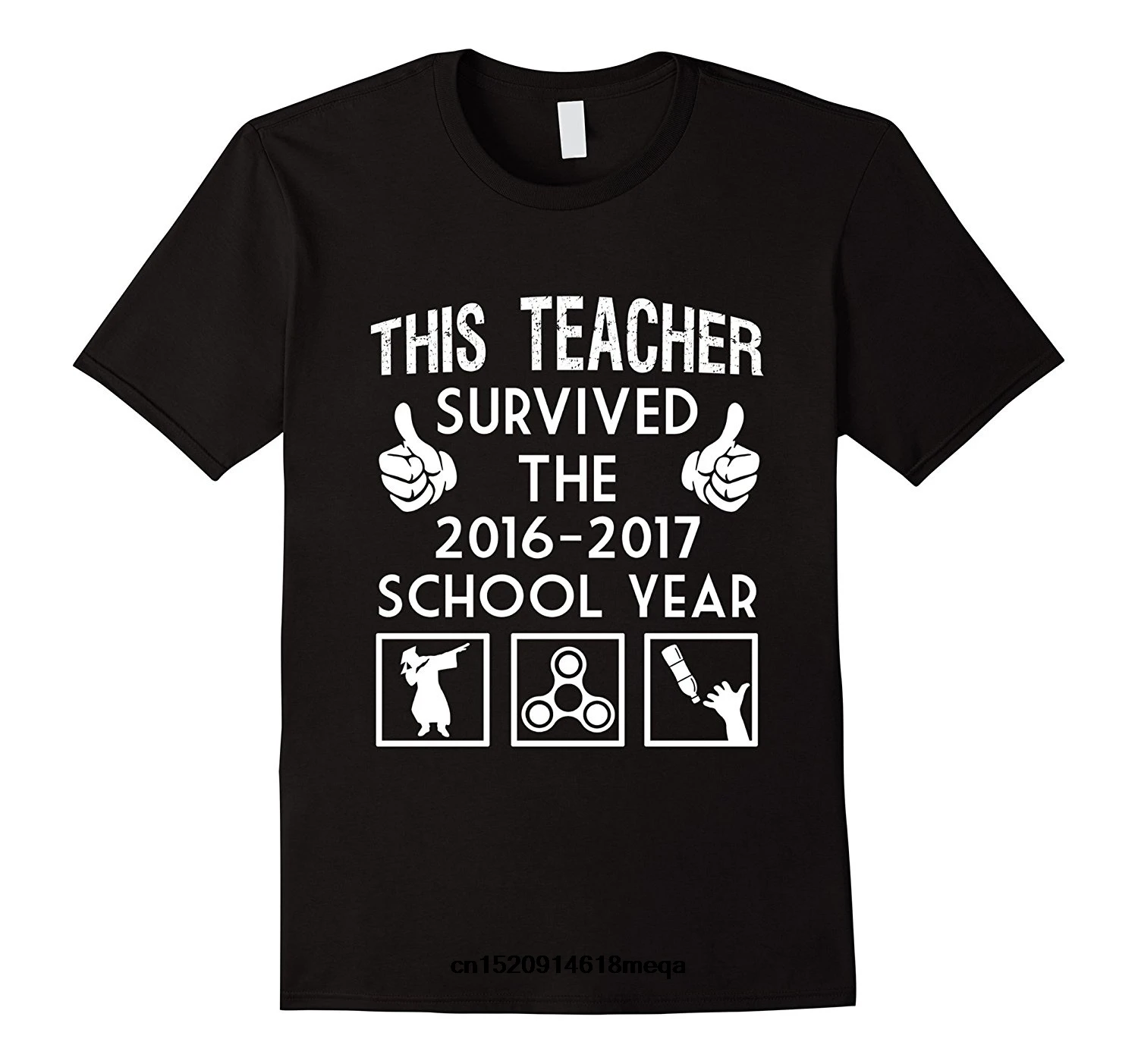 funny t shirts This Teacher Survived the 2016-shirt Funny Gift |