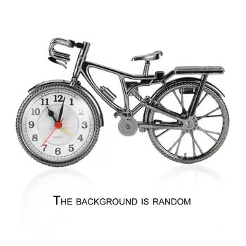 

1Pc ABS Retro Bicycle Alarm Clock Cool Style Clock Fashion Personality Needle Clock NZ-035 Popular 22*6*13cm