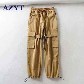 

AZYT Spring Autumn High Waist Sweatpants Female Harajuku BF Loose Streetwear Pants Baggy Hip Hop High Quality Joggers Pants