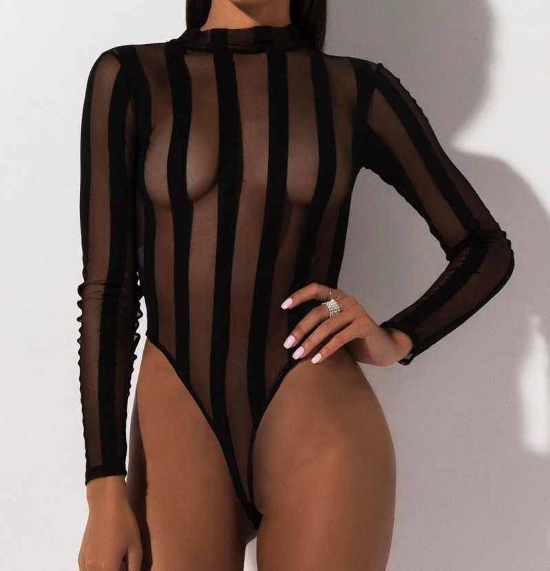 OMSJ 2019 New Spring Bodysuits Women Top Fashion Black Turtleneck Playsuits One Piece Sexy Clubwear Outfits White Short Jumpsuit shapewear bodysuit