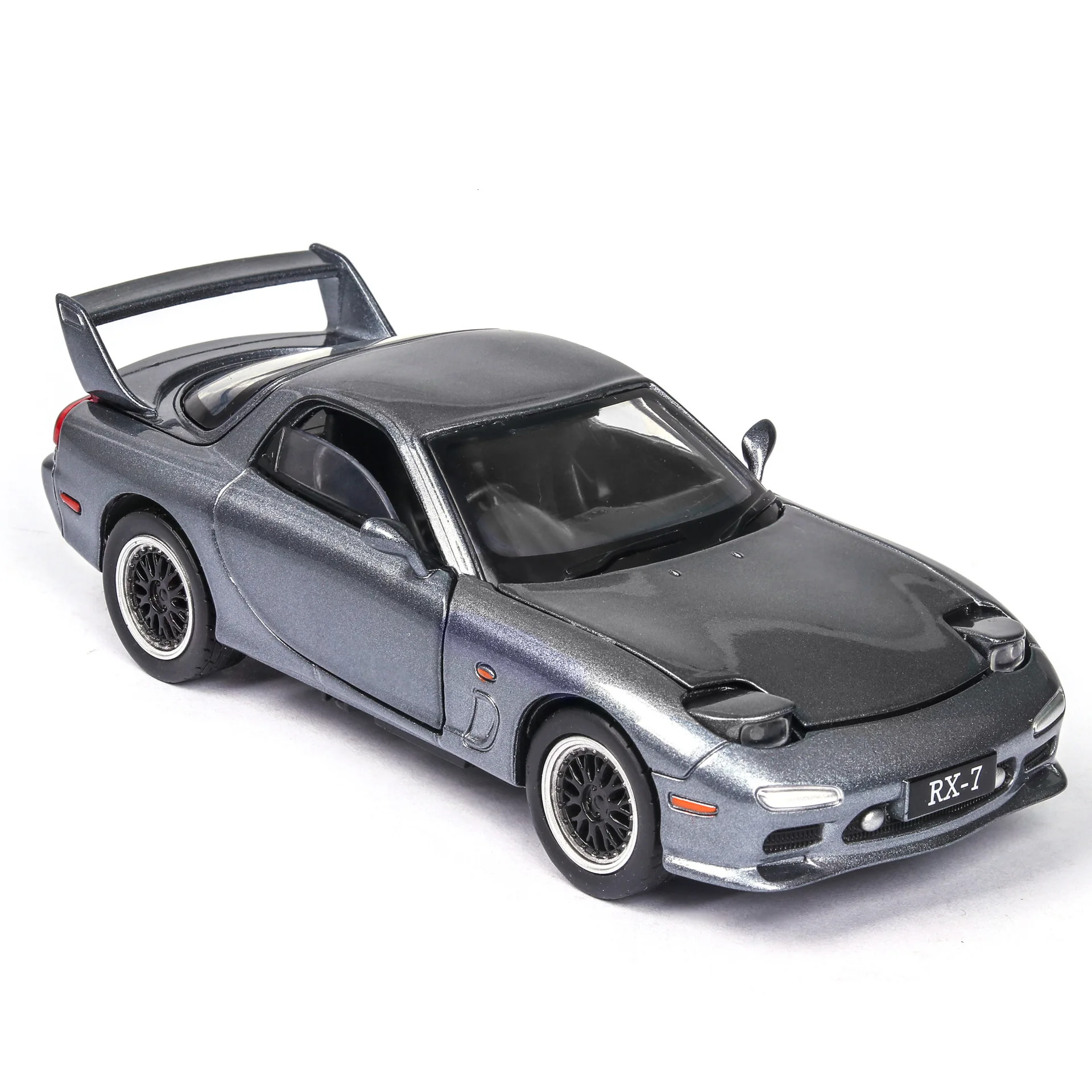 1/32 MAZDA RX-7 RX 7 литая модель автомобиля игрушки для детей Детское звуковое освещение подарки мальчик игрушка автомобиль